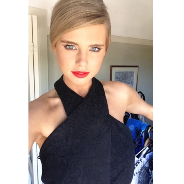 Tegan Martin taking a selfie