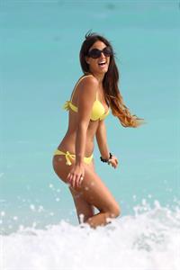 Claudia Romani in a bikini