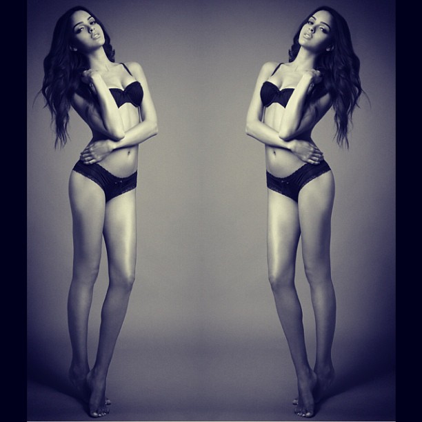 Lisa Ramos in lingerie