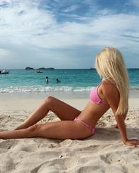 Ava Sambora in a bikini