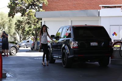 Kendall Jenner at the latest Nomad Two Worlds exhibit at the Guy Hepner gallery in Los Angeles on April 11, 2013