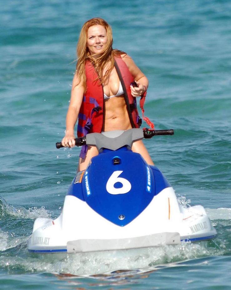 Geri Halliwell in a bikini