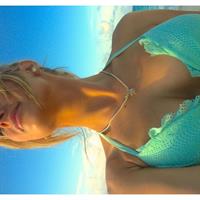 Audrey Allen in a bikini