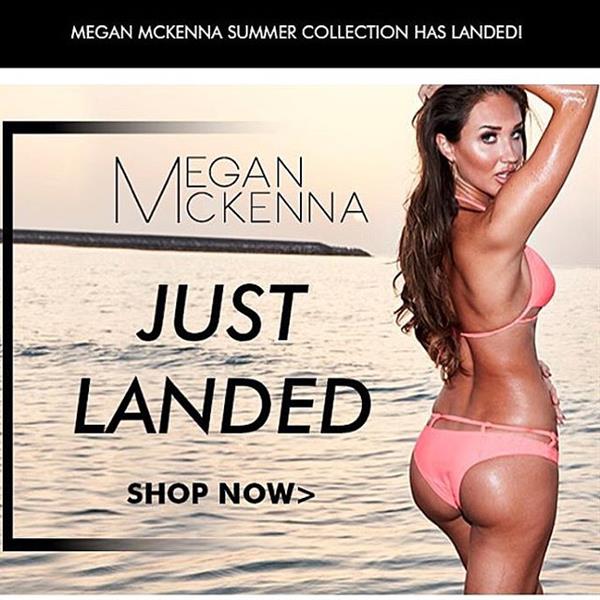 Megan McKenna in a bikini - ass