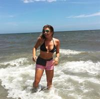 Anonymous in a bikini