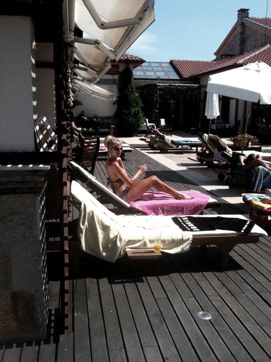 Andrea Ando in a bikini