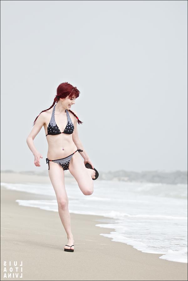 Susan Coffey in a bikini