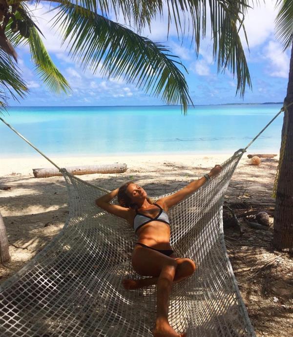 Alana Blanchard in a bikini