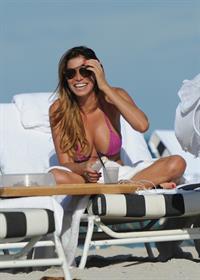 Aída Yéspica in a bikini