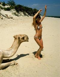 Gillian Zinser in a bikini