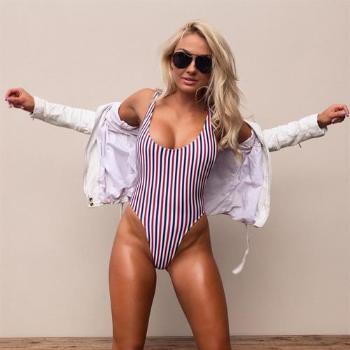 Brooke Evers in a bikini