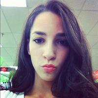 Aly Raisman taking a selfie