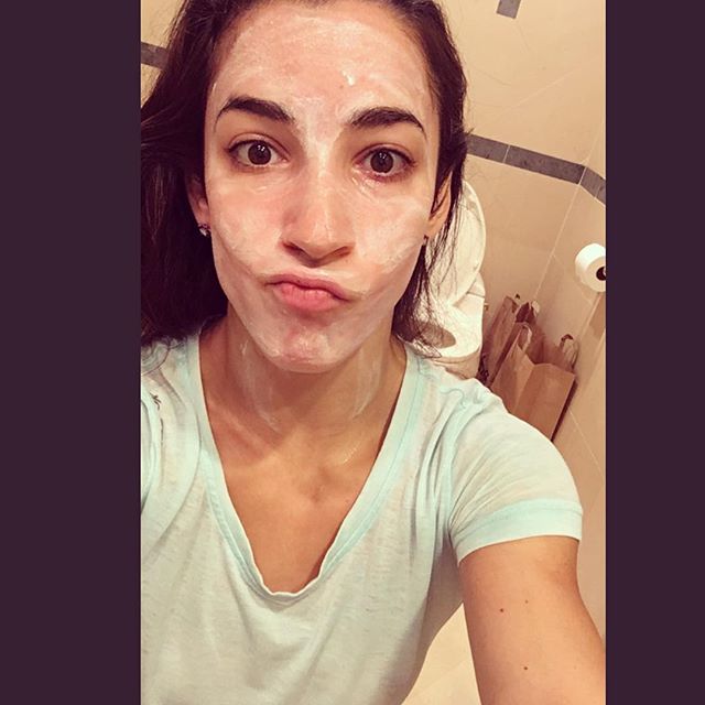 Aly Raisman taking a selfie