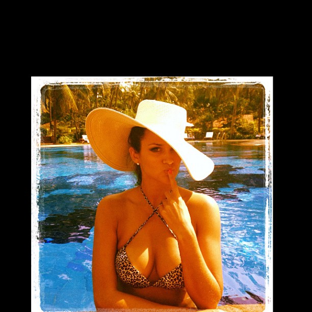 Leryn Franco in a bikini