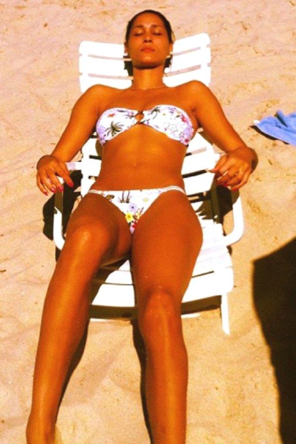 Jaqueline Carvalho in a bikini