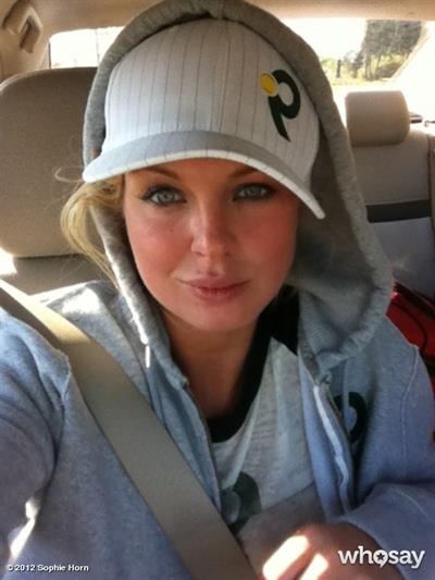 Sophie Horn taking a selfie