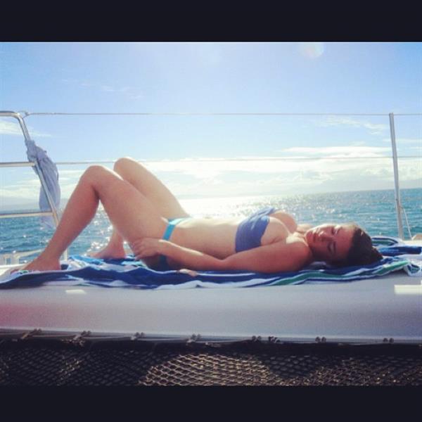 Michelle Jenneke in a bikini