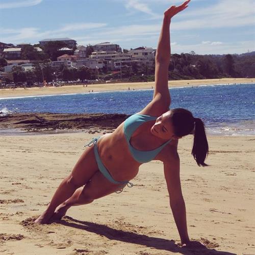 Michelle Jenneke in a bikini