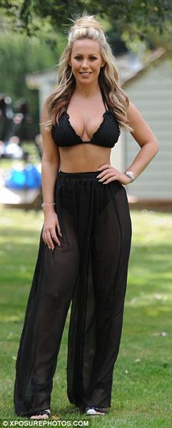 Kate Wright in a bikini