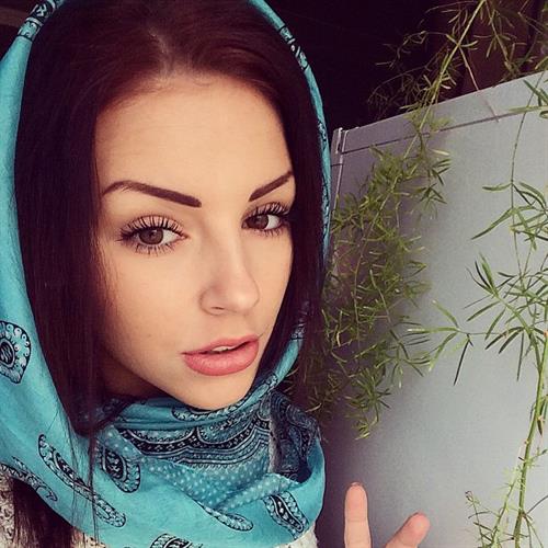 Galina Dubenenko taking a selfie