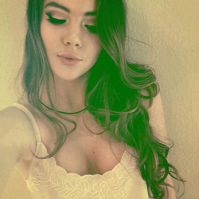 McKayla Maroney taking a selfie