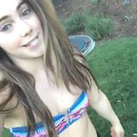 McKayla Maroney in a bikini taking a selfie