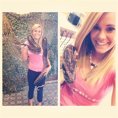 Kayla Garvey taking a selfie