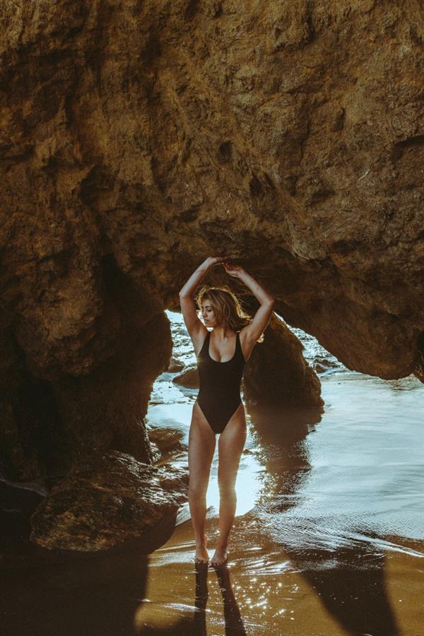 Lia Marie Johnson in a bikini