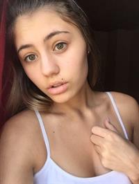 Lia Marie Johnson taking a selfie