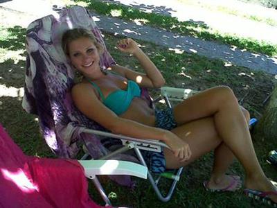 Fernanda Colombo Uliana in a bikini