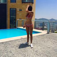 Melanie Pavola in a bikini