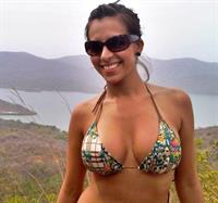 Chargers Fan in a bikini