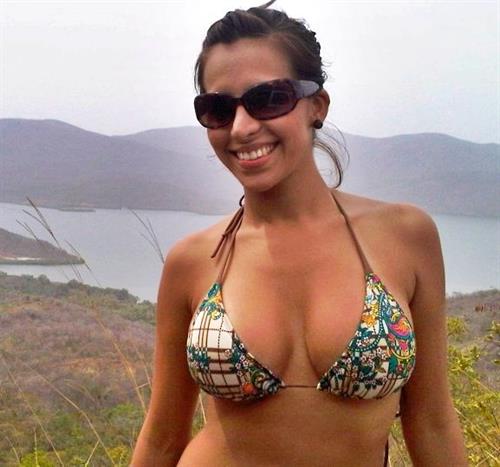 Chargers Fan in a bikini