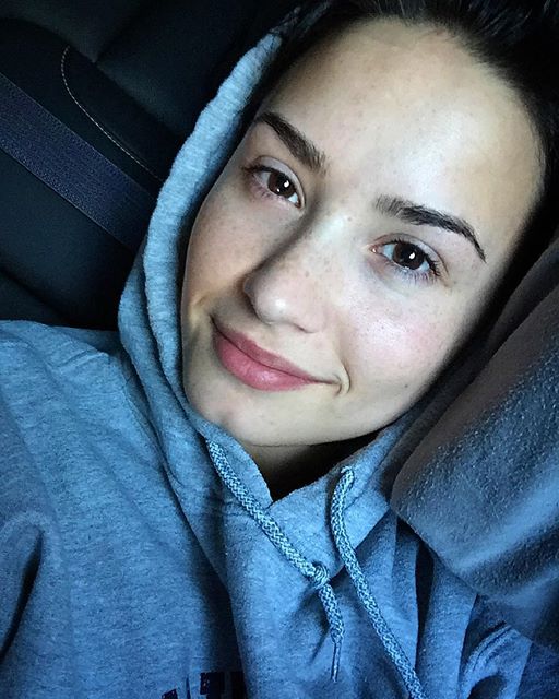 Demi Lovato taking a selfie