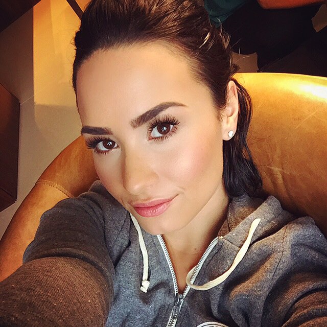 Demi Lovato taking a selfie