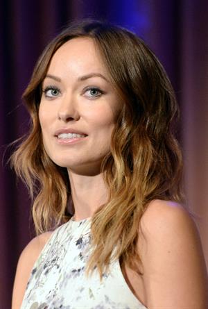 Olivia Wilde debuts her small baby bump while attending the 2013 International Women’s Media Foundation’s Courage in Journalism Awards at the Beverly Hills Hotel on Tuesday (October 29, 2013) in Beverly Hills, Calif.