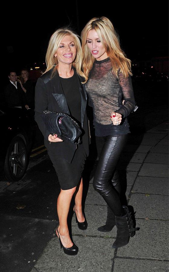Abbey Clancy out in Liverpool on October 19, 2011