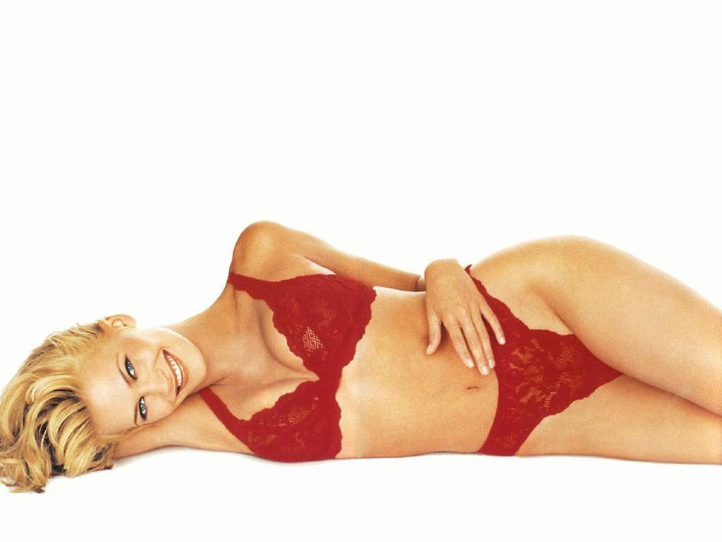 Natasha Henstridge in lingerie