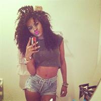 Teyana Taylor taking a selfie