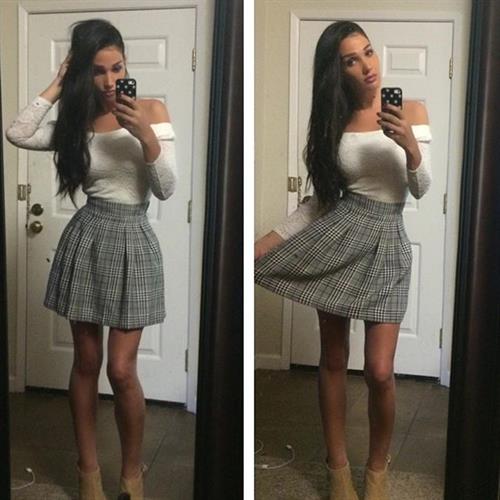 Kristina Basham taking a selfie