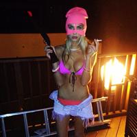 Anonymous in a bikini