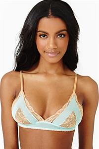 Ebonee Davis in lingerie