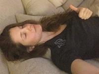 Amanda Cerny taking a selfie