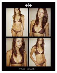 Violet Budd in a bikini