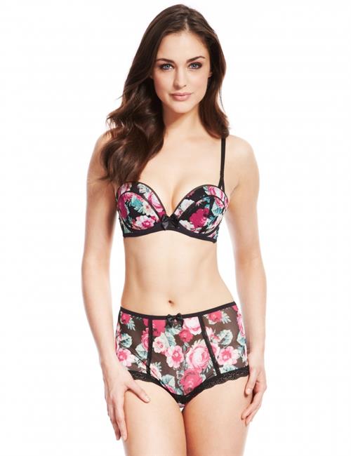 Violet Budd in lingerie