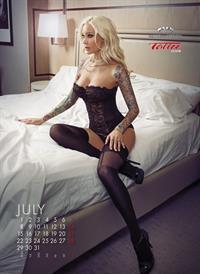 Sabina Kelley in lingerie