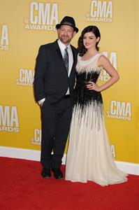 Lucy Hale at the 46th annual CMA awards
