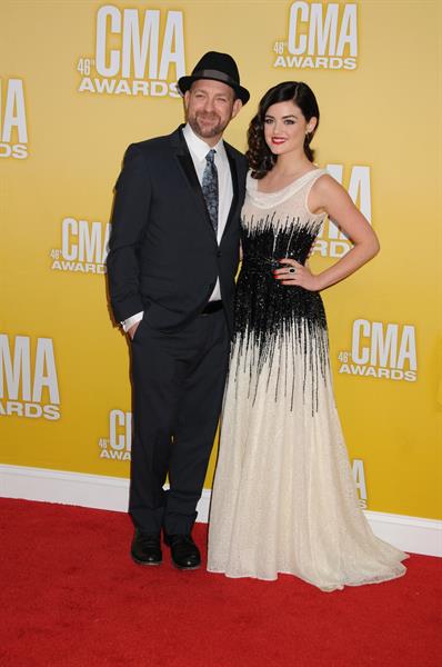 Lucy Hale at the 46th annual CMA awards