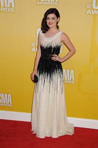 Lucy Hale at the 46th annual CMA awards