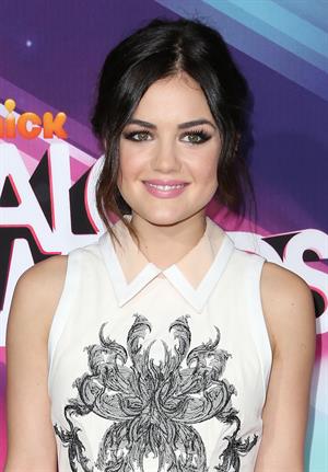 Lucy Hale TeenNick HALO awards in Hollywood 11/17/12 